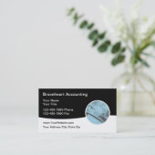 Carte De Visite Service de comptable contemporain (Debout devant)