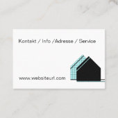Carte De Visite Service de concierge (Dos)