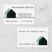 Carte De Visite Service de concierge (Devant / Derrière)