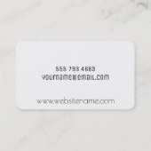 Carte De Visite Service de conduite (Dos)