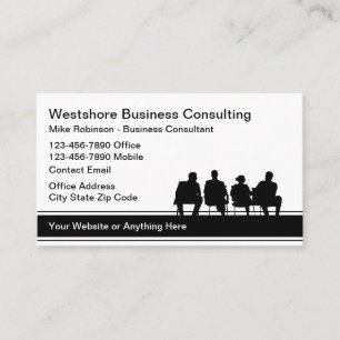 Carte De Visite Service de conseil en entreprise simple