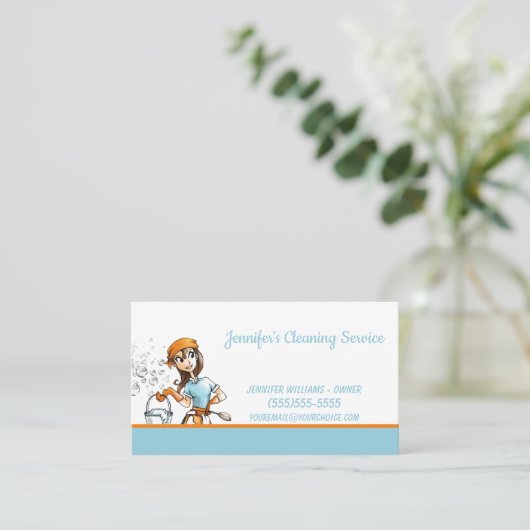 Carte De Visite Service de conservation de la maison (Debout devant)