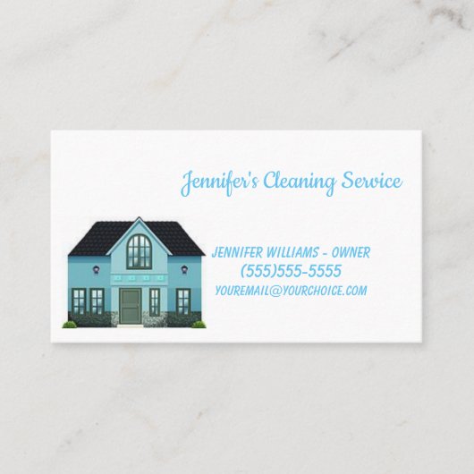 Carte De Visite Service de conservation de la maison (Devant)