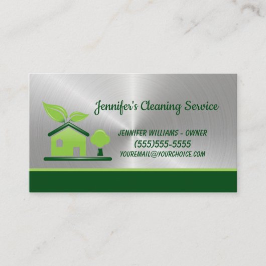 Carte De Visite Service de conservation de la maison (Devant)