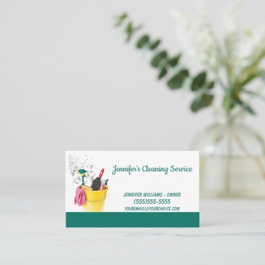 Carte De Visite Service de conservation de la maison (Debout devant)