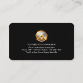 Carte De Visite Service de construction de bricolage Construction (Dos)