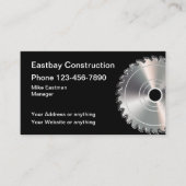 Carte De Visite Service de construction de lames de scie circulair (Devant)