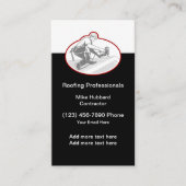 Carte De Visite Service de construction de toitures (Devant)