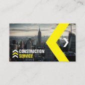 Carte De Visite Service de construction, Immeuble, Réalisateur (Devant)