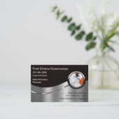 Carte De Visite Service de construction moderne le plus cool (Debout devant)