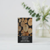 Carte De Visite Service de coupe du bois (Debout devant)