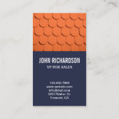 Carte De Visite Service de couverture professionnel de la construc (Dos)