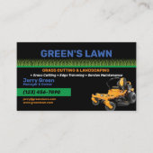 Carte De Visite Service de découpe et d'atterrissage de pelouse (Devant)