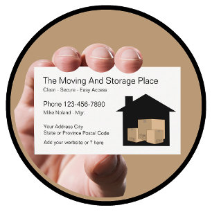 Carte De Visite Service de déménagement et de stockage