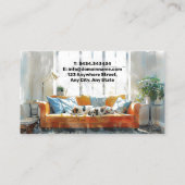 Carte De Visite Service de dépannage de DOG fiable Cute et Kawaii (Dos)