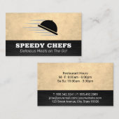 Carte De Visite Service de déplacement de Plate-forme | Restaurati (Devant / Derrière)