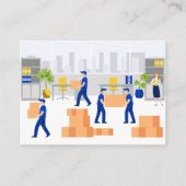 Carte De Visite Service de déplacement Office (Devant)