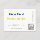 Carte De Visite Service de déplacement Office (Dos)