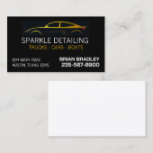 Carte De Visite Service de detailing automobile professionnel (Devant / Derrière)
