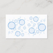 Carte De Visite Service de détails auto de lavage de voiture (Dos)