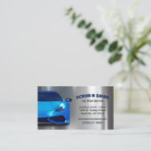 Carte De Visite Service de détails auto de lavage de voiture (Debout devant)