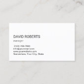 Carte De Visite Service de distributeur automatique professionnel (Dos)