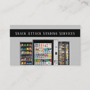 Carte De Visite Service de distributeur automatique professionnel
