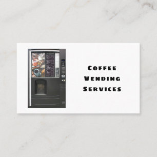 Carte De Visite Service de distributeur de café professionnel