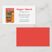 Carte De Visite Service de distributeur de collations alimentaires (Devant / Derrière)