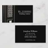 Carte De Visite Service de distributeur de nourriture professionne (Devant / Derrière)