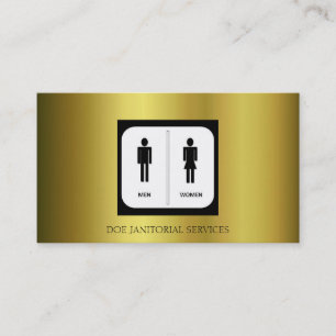 Carte De Visite Service de domestique de gardien de portier