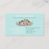 Carte De Visite Service de dressage de chiens (Dos)