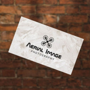 Carte De Visite Service de drone de vidéo et de photographie aérie