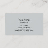 Carte De Visite Service de drone de vidéo et de photographie aérie (Dos)