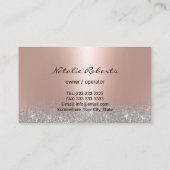 Carte De Visite Service de femme de ménage Rose moderne pour le ne (Dos)