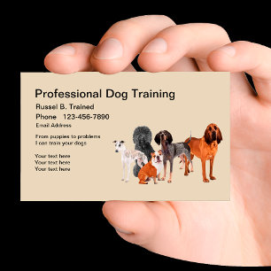 Carte De Visite Service de formation canine professionnelle