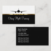 Carte De Visite Service de formation en vol classique (Devant / Derrière)