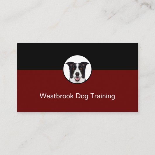 Carte De Visite Service de formation professionnelle des chiens Mo (Devant)