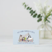 Carte De Visite Service de garde d'animaux (Debout devant)