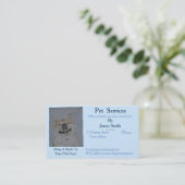 Carte De Visite service de garde d'animaux de compagnie original e (Debout devant)