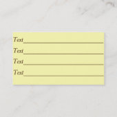 Carte De Visite service de garde d'animaux de compagnie original e (Dos)