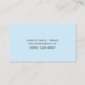 Carte De Visite Service de garde d'enfants (Dos)