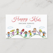 Carte De Visite Service de garde d'enfants (Devant)