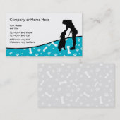 Carte De Visite Service de garde d'enfants d'animal familier (Devant / Derrière)