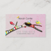 Carte De Visite Service de garde d'enfants de qualité Température  (Dos)