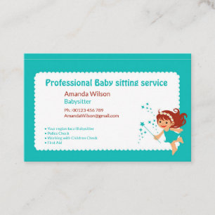 Carte De Visite Service de garde pour bébés