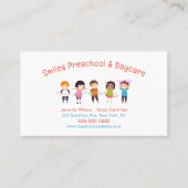 Carte De Visite Service de garderie pour enfants (Devant)