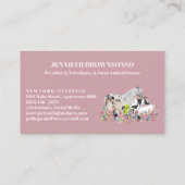 Carte De Visite Service de gardien de ferme (Dos)