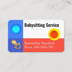 Carte De Visite Service de gardiennage de nuit et de jour simple