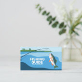 Carte De Visite Service de guide de pêche (Debout devant)